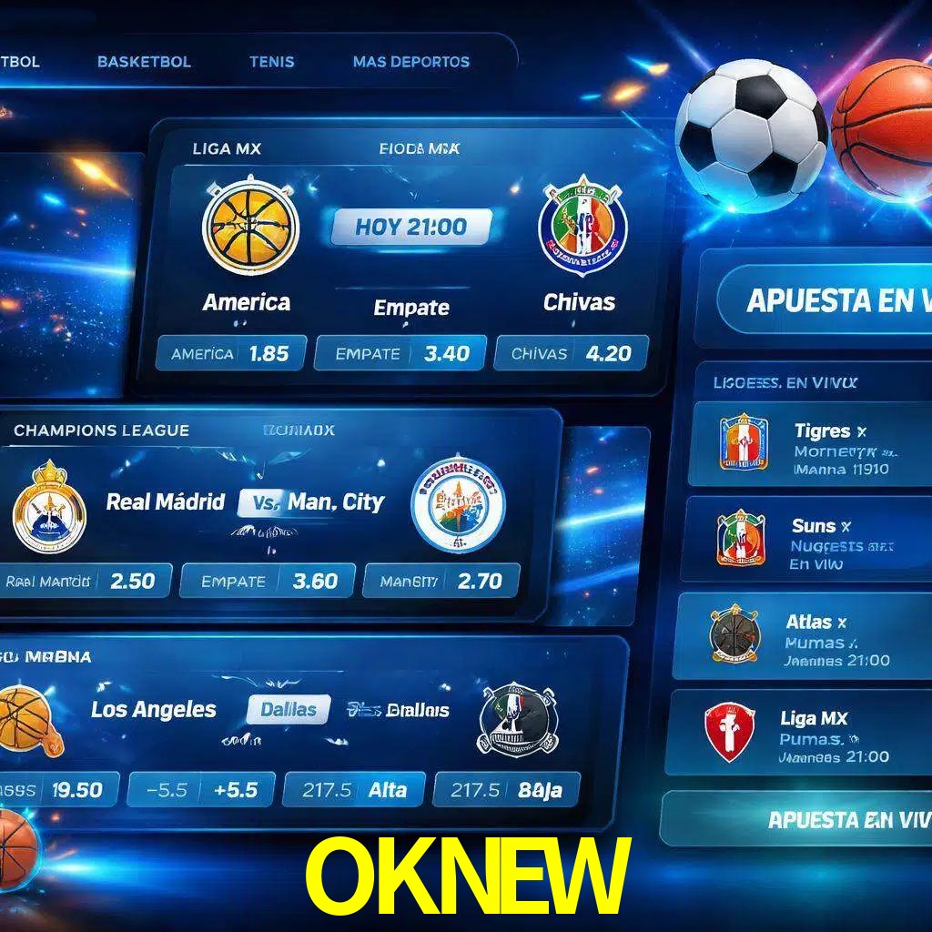 Mercados de apuestas deportivas OKNEW para jugadores en México